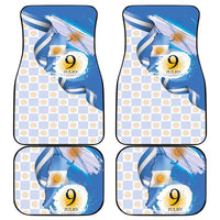 Argentina Independence Day Car Mats - Día de la Independencia Brush and Grunge Style