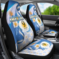 Argentina Independence Day Car Seat Cover - Día de la Independencia Brush and Grunge Style