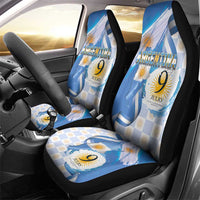Argentina Independence Day Car Seat Cover - Día de la Independencia Brush and Grunge Style