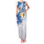Argentina Independence Day Family Matching Tank Maxi Dress and Hawaiian Shirt - Día de la Independencia Brush and Grunge Style