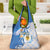Argentina Independence Day Grocery Bag - Día de la Independencia Brush and Grunge Style