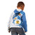 Argentina Independence Day Kid Hoodie - Día de la Independencia Brush and Grunge Style