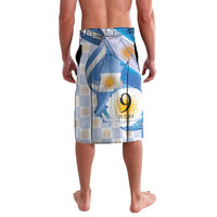 Argentina Independence Day Lavalava - Día de la Independencia Brush and Grunge Style