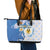 Argentina Independence Day Leather Tote Bag - Día de la Independencia Brush and Grunge Style