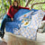 Argentina Independence Day Quilt - Día de la Independencia Brush and Grunge Style