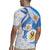 Argentina Independence Day Rugby Jersey - Día de la Independencia Brush and Grunge Style