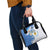 Argentina Independence Day Shoulder Handbag - Día de la Independencia Brush and Grunge Style