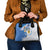 Argentina Independence Day Shoulder Handbag - Día de la Independencia Brush and Grunge Style