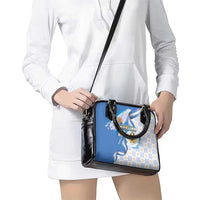 Argentina Independence Day Shoulder Handbag - Día de la Independencia Brush and Grunge Style
