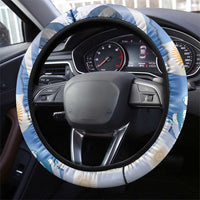 Argentina Independence Day Steering Wheel Cover - Día de la Independencia Brush and Grunge Style