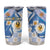 Argentina Independence Day Tumbler Cup - Día de la Independencia Brush and Grunge Style