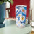 Argentina Independence Day Tumbler Cup - Día de la Independencia Brush and Grunge Style
