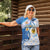 Argentina Independence Day Women Polo Shirt - Día de la Independencia Brush and Grunge Style