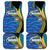 Bahamas Independence Day Car Mats National Flag Style with Blue Marlin and Emblem
