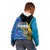 Bahamas Independence Day Kid Hoodie National Flag Style with Blue Marlin and Emblem