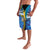 Bahamas Independence Day Lavalava National Flag Style with Blue Marlin and Emblem