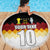 Custom Germany Football Beach Blanket Die Mannschaft Championship Titles World and Euro - Wonder Print Shop