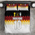 Custom Germany Football Bedding Set Die Mannschaft Championship Titles World and Euro - Wonder Print Shop