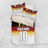 Custom Germany Football Bedding Set Die Mannschaft Championship Titles World and Euro - Wonder Print Shop