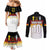Custom Germany Football Couples Matching Mermaid Dress and Long Sleeve Button Shirt Die Mannschaft Championship Titles World and Euro