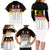 Custom Germany Football Family Matching Long Sleeve Bodycon Dress and Hawaiian Shirt Die Mannschaft Championship Titles World and Euro - Wonder Print Shop