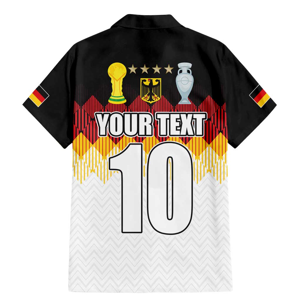 Custom Germany Football Family Matching Mermaid Dress and Hawaiian Shirt Die Mannschaft Championship Titles World and Euro - Wonder Print Shop