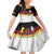 Custom Germany Football Family Matching Off Shoulder Maxi Dress and Hawaiian Shirt Die Mannschaft Championship Titles World and Euro - Wonder Print Shop