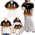 Custom Germany Football Family Matching Off Shoulder Maxi Dress and Hawaiian Shirt Die Mannschaft Championship Titles World and Euro - Wonder Print Shop