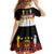 Custom Germany Football Family Matching Off Shoulder Short Dress and Hawaiian Shirt Die Mannschaft Championship Titles World and Euro - Wonder Print Shop