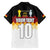 Custom Germany Football Family Matching Short Sleeve Bodycon Dress and Hawaiian Shirt Die Mannschaft Championship Titles World and Euro - Wonder Print Shop