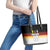Custom Germany Football Leather Tote Bag Die Mannschaft Championship Titles World and Euro - Wonder Print Shop