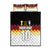 Custom Germany Football Quilt Bed Set Die Mannschaft Championship Titles World and Euro - Wonder Print Shop