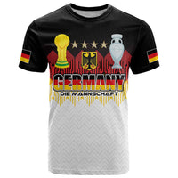 Custom Germany Football T Shirt Die Mannschaft Championship Titles World and Euro - Wonder Print Shop
