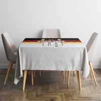 Custom Germany Football Tablecloth Die Mannschaft Championship Titles World and Euro - Wonder Print Shop