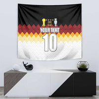 Custom Germany Football Tapestry Die Mannschaft Championship Titles World and Euro - Wonder Print Shop