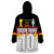 Custom Germany Football Wearable Blanket Hoodie Die Mannschaft Championship Titles World and Euro - Wonder Print Shop