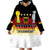 Custom Germany Football Wearable Blanket Hoodie Die Mannschaft Championship Titles World and Euro - Wonder Print Shop
