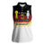 Custom Germany Football Women Sleeveless Polo Shirt Die Mannschaft Championship Titles World and Euro - Wonder Print Shop