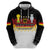 Custom Germany Football Zip Hoodie Die Mannschaft Championship Titles World and Euro - Wonder Print Shop