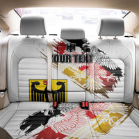 Personalised Germany Seal and Eagle Grunge Flag Back Car Seat Cover - Wonder Print Shop