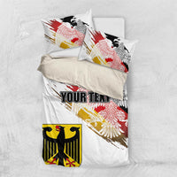 Personalised Germany Seal and Eagle Grunge Flag Bedding Set - Wonder Print Shop