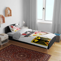 Personalised Germany Seal and Eagle Grunge Flag Bedding Set - Wonder Print Shop