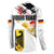 Personalised Germany Seal and Eagle Grunge Flag Button Sweatshirt - Wonder Print Shop