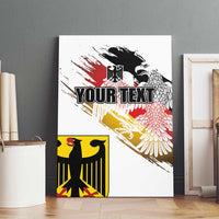 Personalised Germany Seal and Eagle Grunge Flag Canvas Wall Art - Wonder Print Shop
