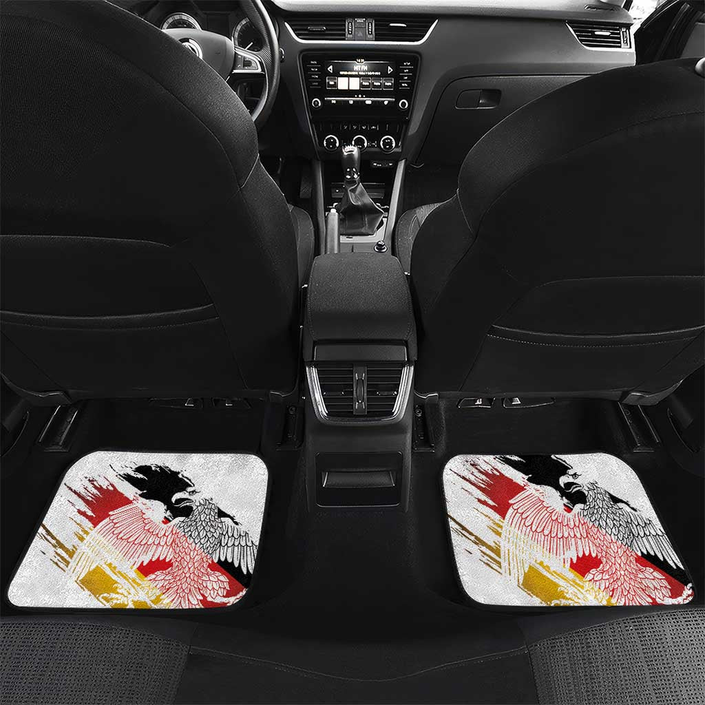 Personalised Germany Seal and Eagle Grunge Flag Car Mats - Wonder Print Shop