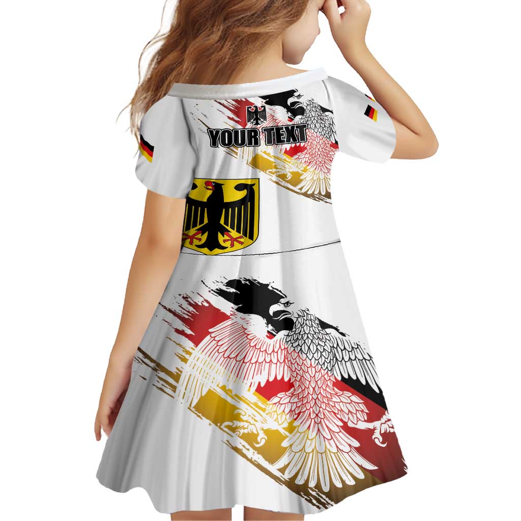 Personalised Germany Seal and Eagle Grunge Flag Family Matching Tank Maxi Dress and Hawaiian Shirt - Wonder Print Shop