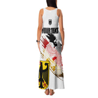 Personalised Germany Seal and Eagle Grunge Flag Family Matching Tank Maxi Dress and Hawaiian Shirt - Wonder Print Shop