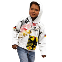 Personalised Germany Seal and Eagle Grunge Flag Kid Hoodie - Wonder Print Shop