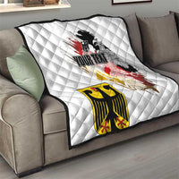Personalised Germany Seal and Eagle Grunge Flag Quilt - Wonder Print Shop