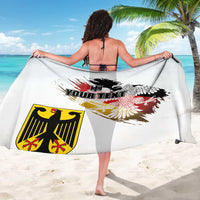 Personalised Germany Seal and Eagle Grunge Flag Sarong - Wonder Print Shop